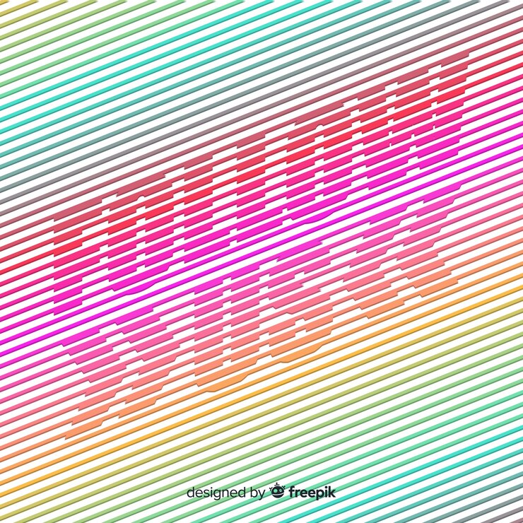 Free Vector flat follow us background