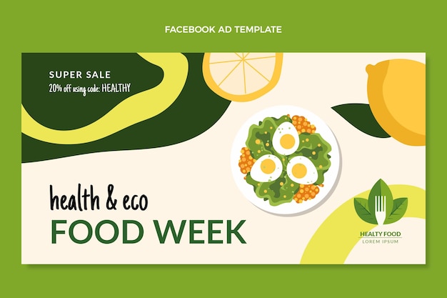 Flat food facebook promo