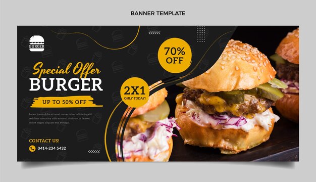 flat food sale background