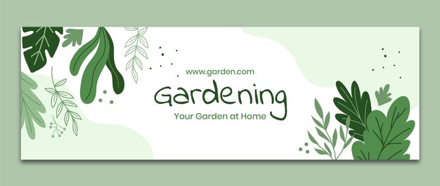 Flat gardening twitter header