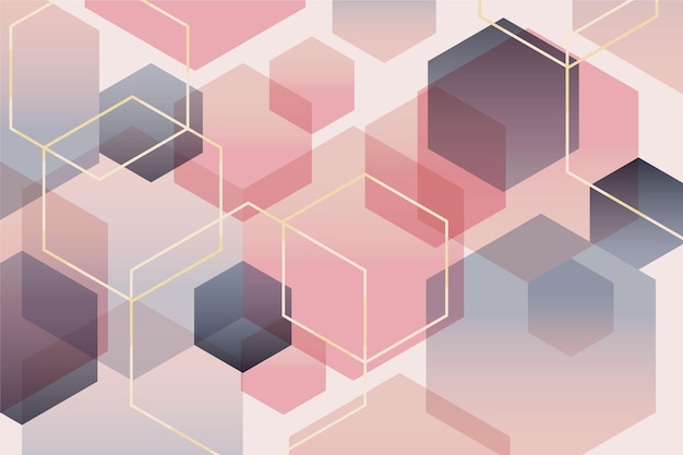 Flat geometric background