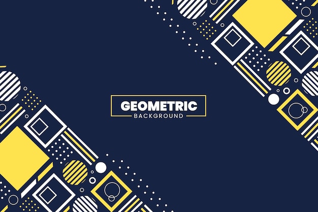 Flat geometric background