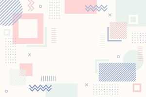 Flat geometric background