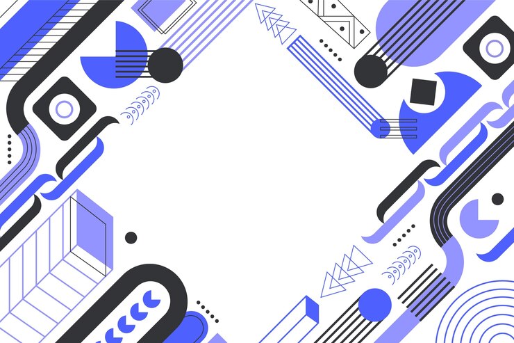 Free Vector flat geometric background
