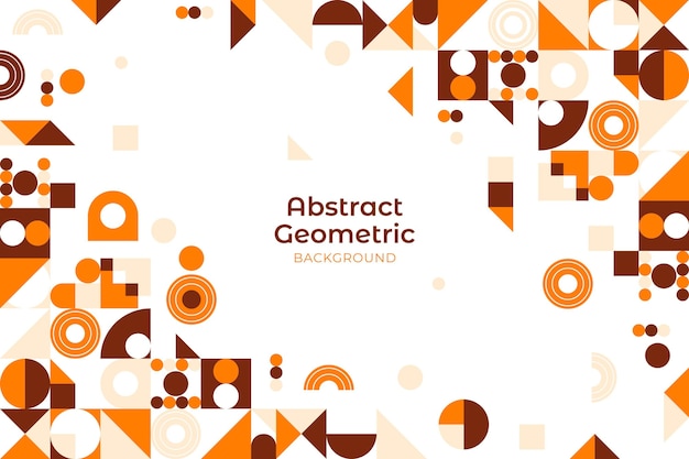 Flat geometric background