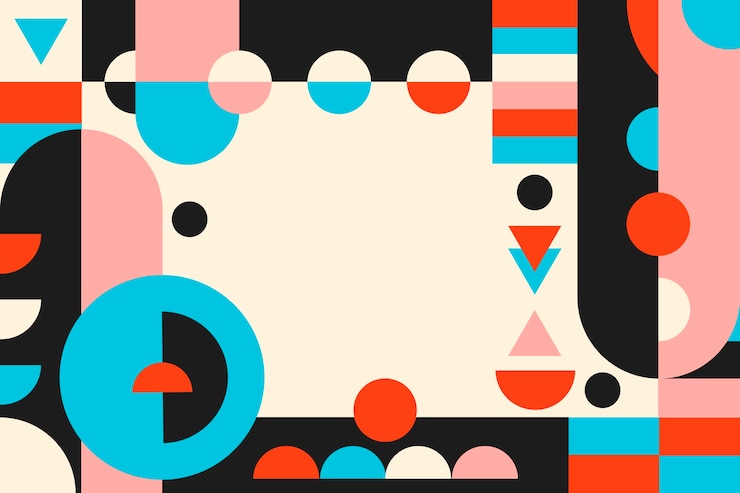 Free Vector flat geometric background