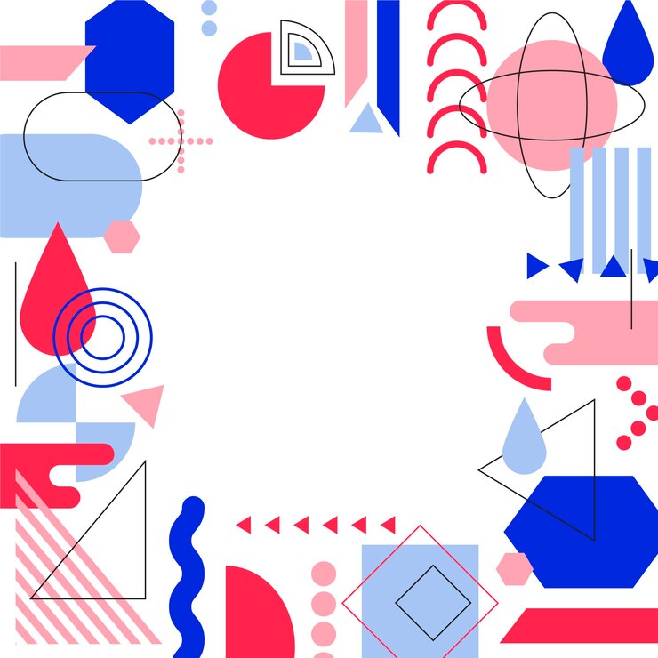 Free Vector flat geometric background