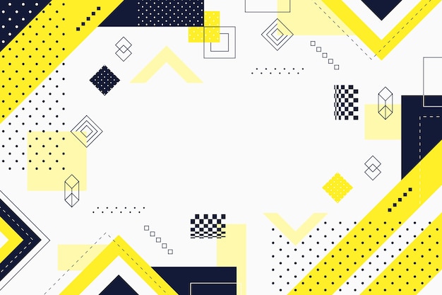 Flat geometric background