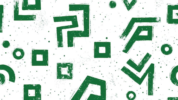 Free Vector flat geometric pattern background