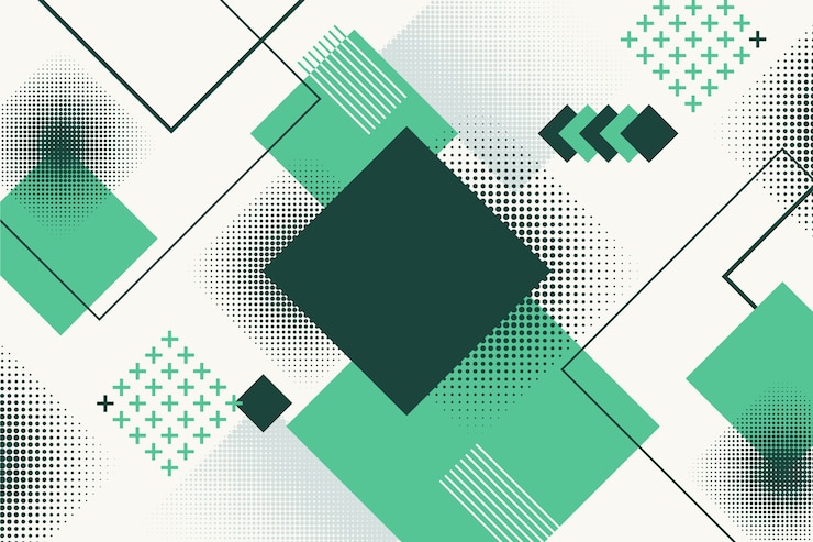 Free Vector flat geometric shapes background