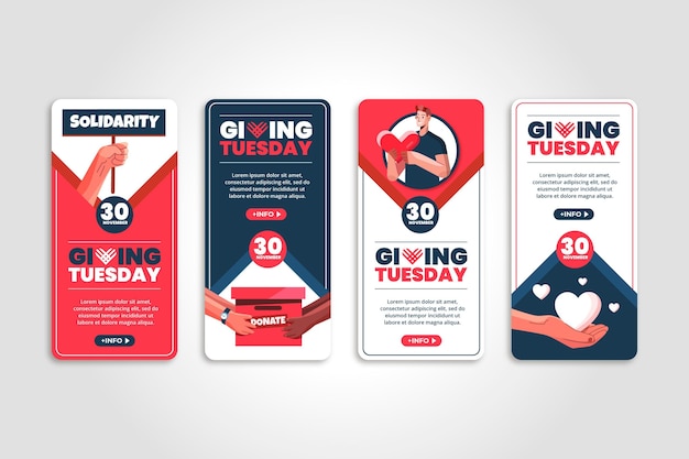 Editable Giving Tuesday banners & flyers