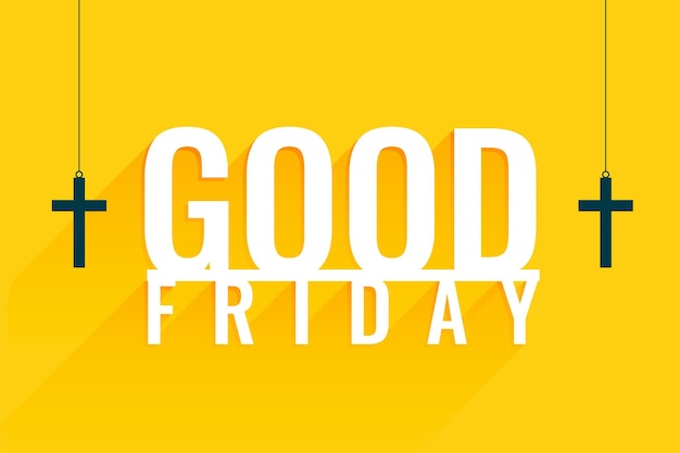 Free vector flat good friday holy week background