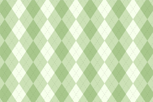 Free vector flat green checkered background