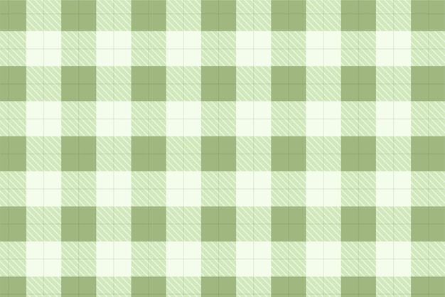 Бесплатное векторное изображение Плоский зеленый клетчатый фон