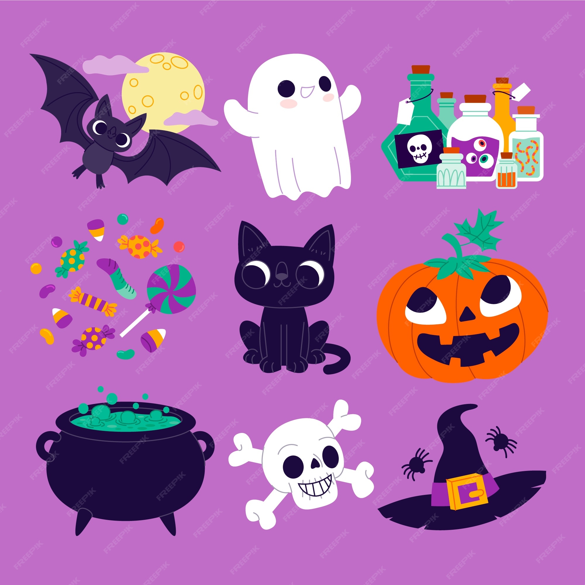 Page 2 | Halloween Clip Art Images - Free Download on Freepik
