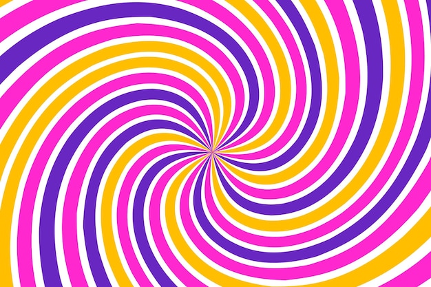 Free vector flat-hand drawn psychedelic groovy background