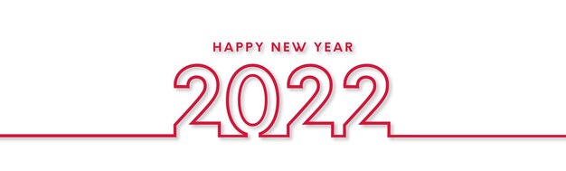 평면 새해 복 많이 받으세요 2022 배경 템플릿