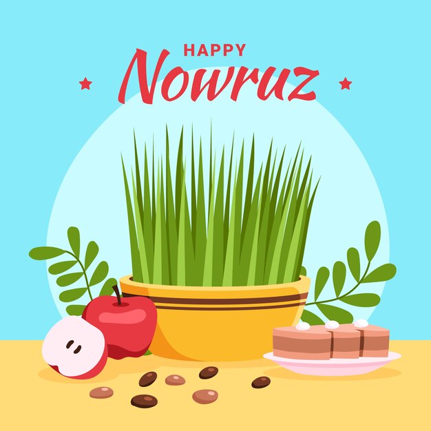 평면 행복 nowruz 그림