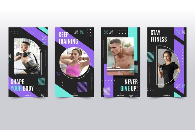 Flat health and fitness story collection