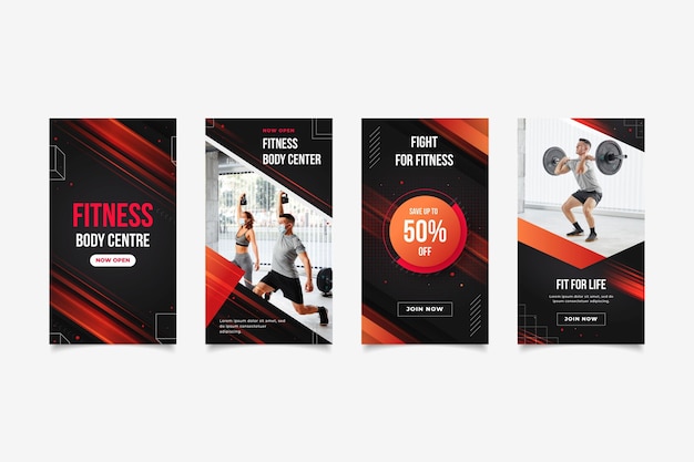 Flat health & fitness story collection