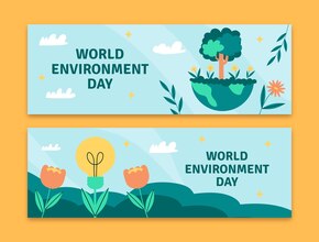 world Environment Day banners