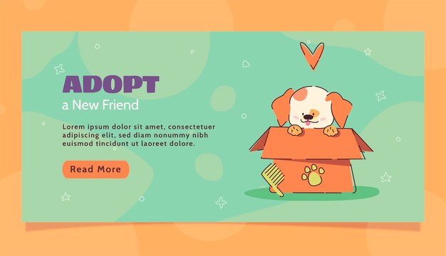 flat horizontal sale banner template for international dog day celebration