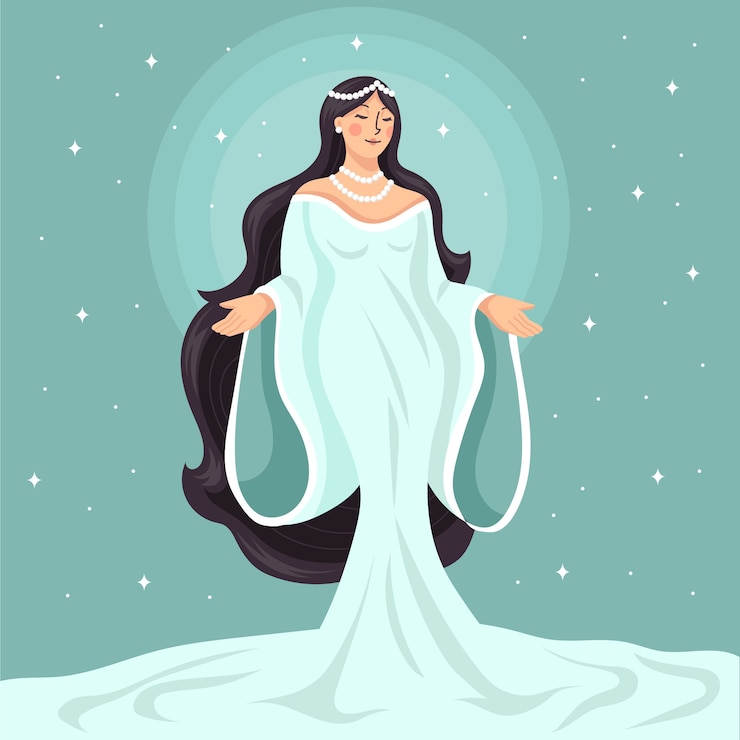 무료 Vector 플랫 iemanja 그림