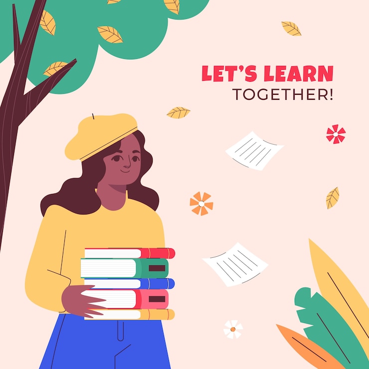Free Vector flat illustration for knowledge day celebration