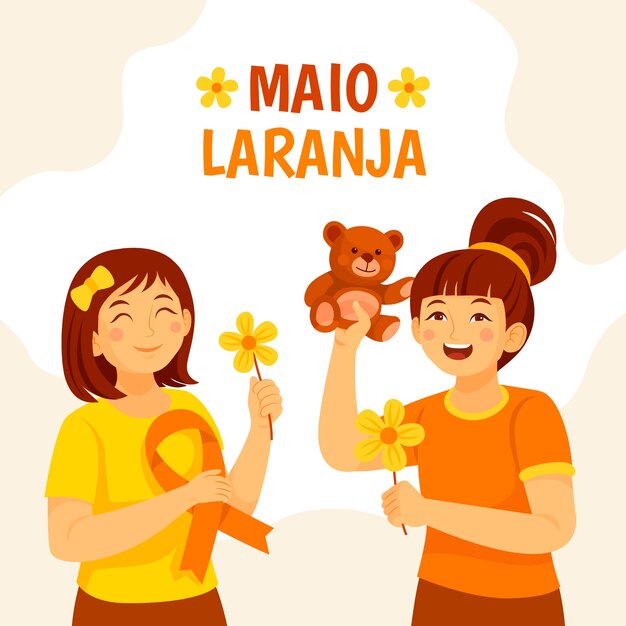 maio laranja 인식을 위한 평면 그림