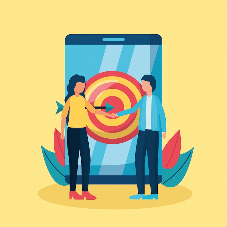 Free Vector flat illustration people handshake