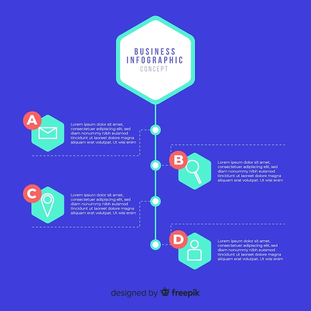 플랫 infographic 디자인 서식 파일