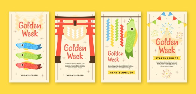 インスタグラムストーリーコレクション - 日本のゴールデンウィーク