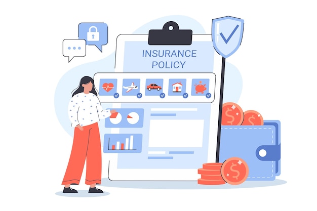 Flat insurance services with policy form