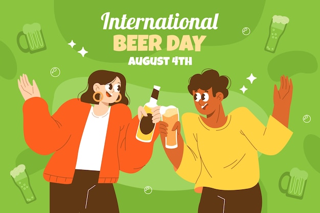 フラット国際ビールの日の背景