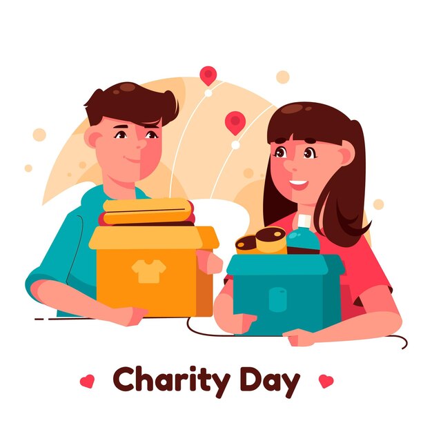 Плоский международный день благотворительности