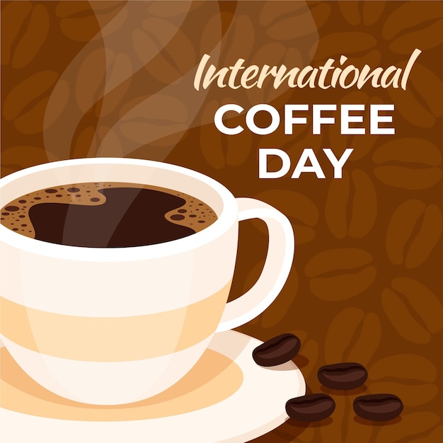 Плоский международный день кофе