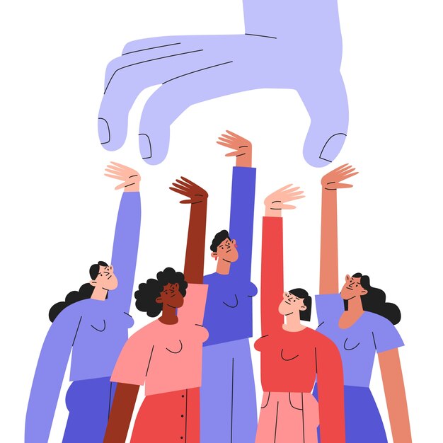 Flat international day for the elimination of violence against women illustration