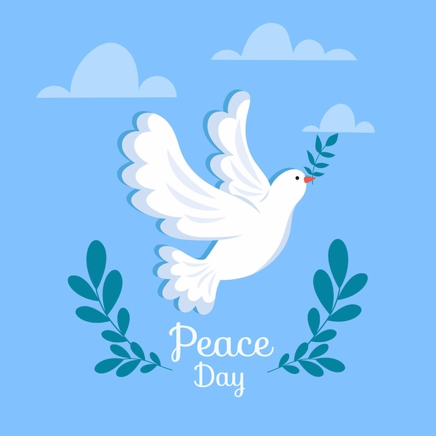 Flat international day of peace