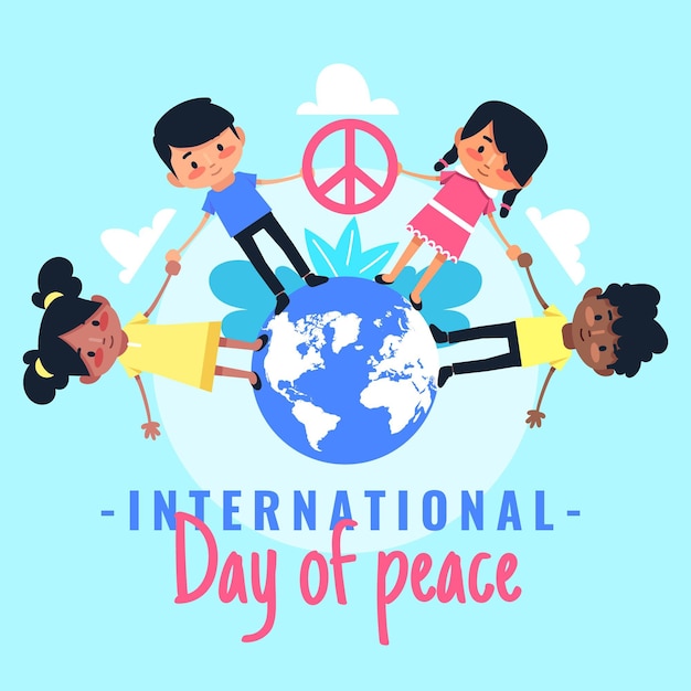 Flat international day of peace