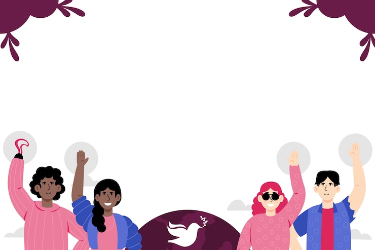 Free Vector flat international human solidarity day background