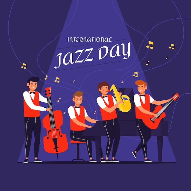 Flat international jazz day