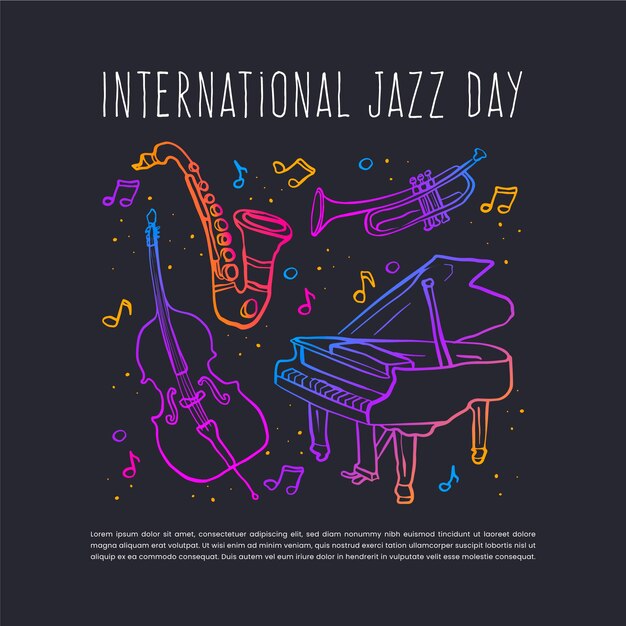 Flat international jazz day