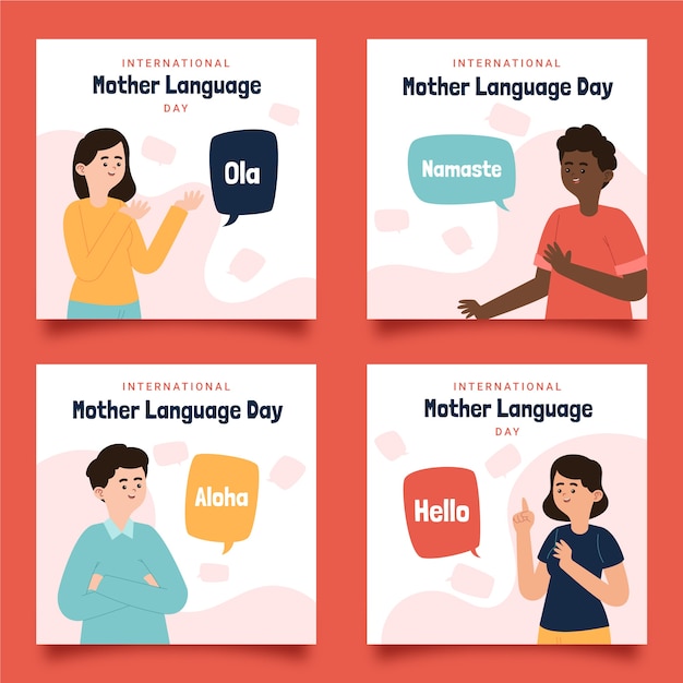 フラット国際母語デーInstagramの投稿コレクション