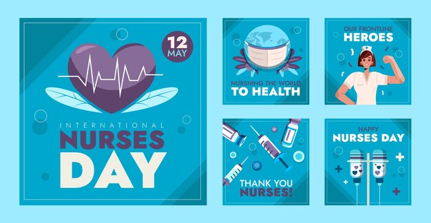 フラット国際看護師の日instagram投稿コレクション