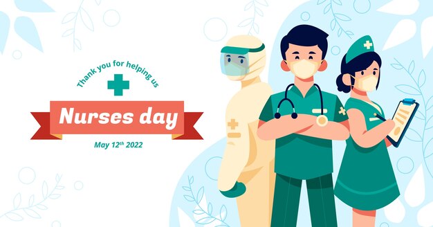 Шаблон сообщения в социальных сетях о международном дне медсестры