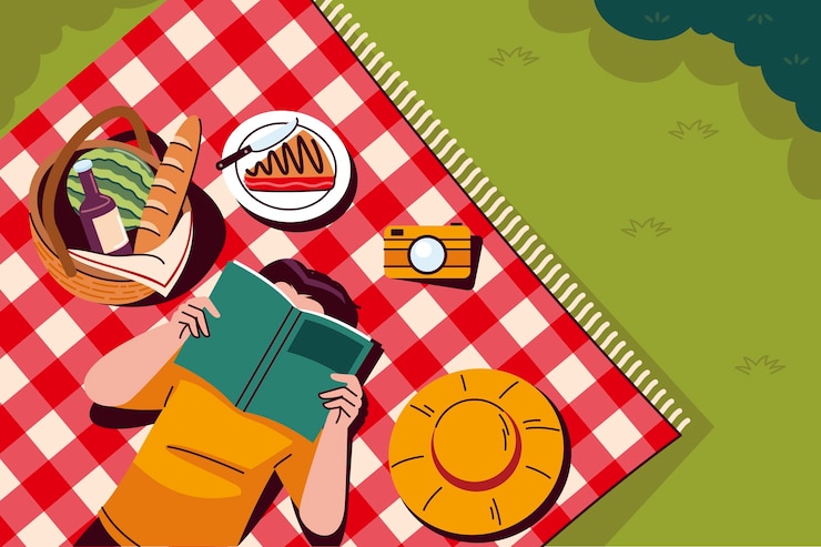 Free Vector flat international picnic day background
