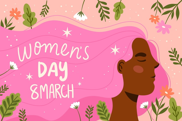 Free Vector flat international women's day background