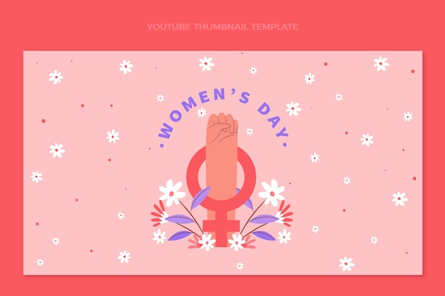 フラットな国際女性の日youtubeサムネイル