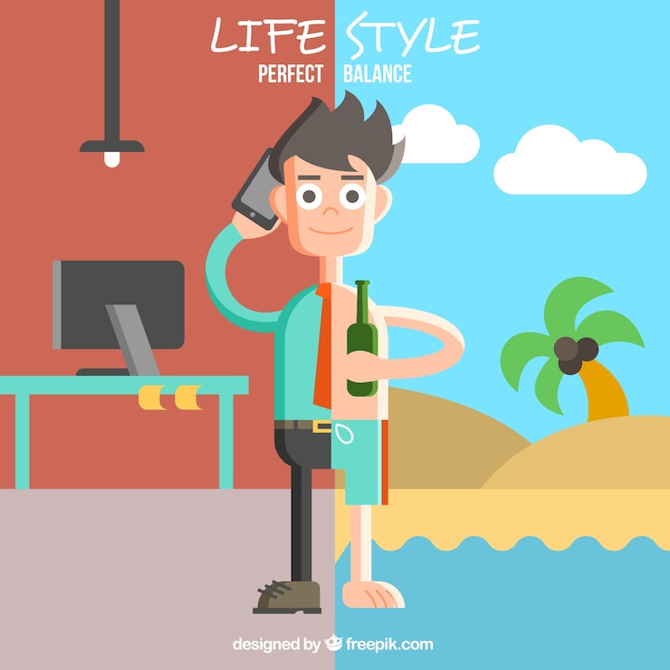 Free Vector flat lifestyle illustration