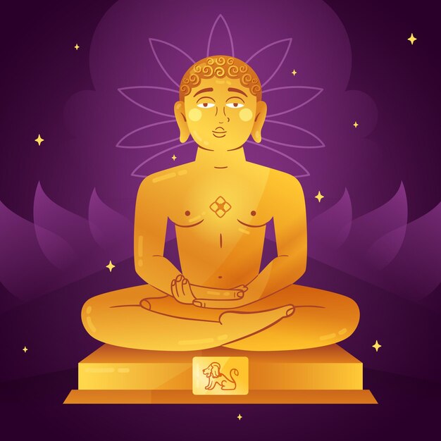 평면 mahavir jayanti 그림